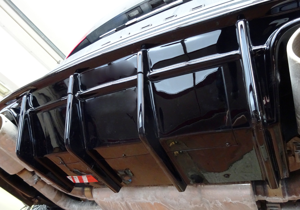 Diffuser passend voor Seat Ateca 5FP Cupra Rieger Glans Zwart