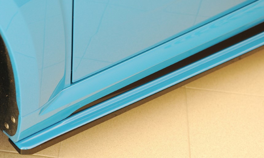 Zijskirts passend voor Audi TT  8S S-line/TTS/TT-RS (19mm hoog) Rieger