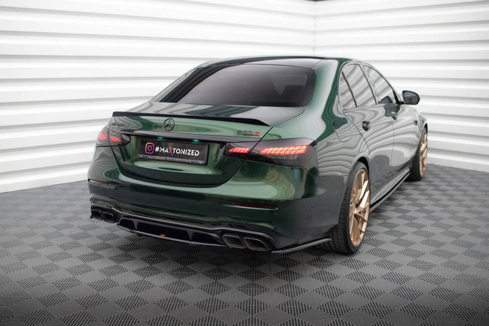 Diffuser passend voor Mercedes AMG E63 W213 FL Glans Zwart
