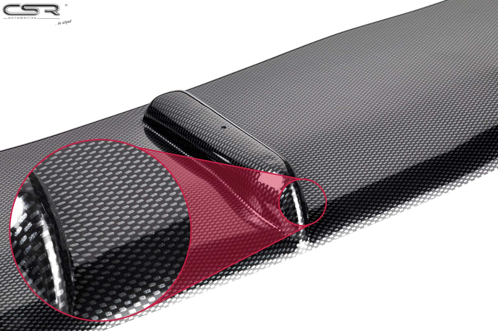 Voorspoiler passend voor VW Touran I (type 1T) Carbon Look