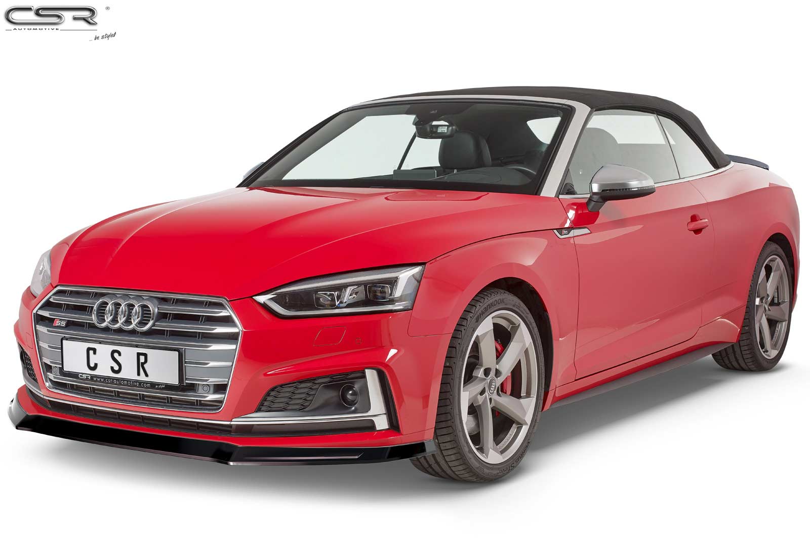 Voorspoiler passend voor Audi A5 F5 S-Line / S5 F5 Glans Zwart – 06/2016–2019