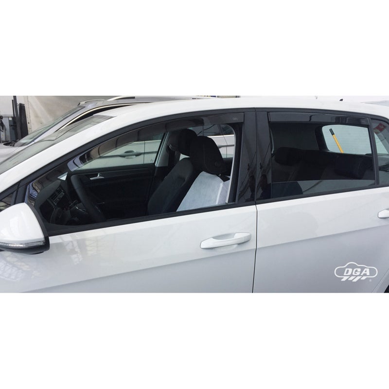 DGA Zijwindschermenset  Volkswagen Golf VII HB 5-deurs 2012-2019 (4-delig)