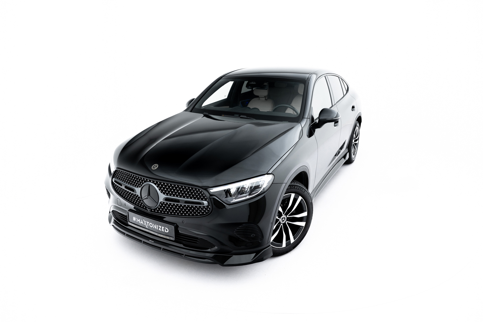 Voorspoiler passend voor Mercedes-Benz GLC Coupé 2022 – 