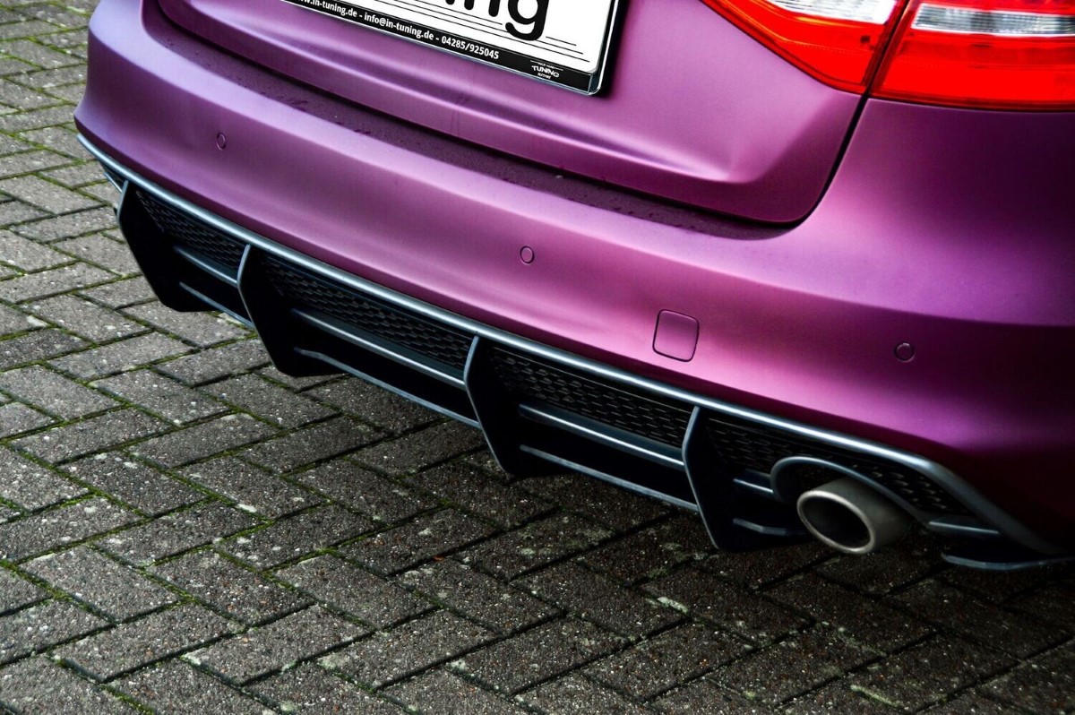 Achter Diffuser passend voor Audi A4 / S4 B8 FL S-Line