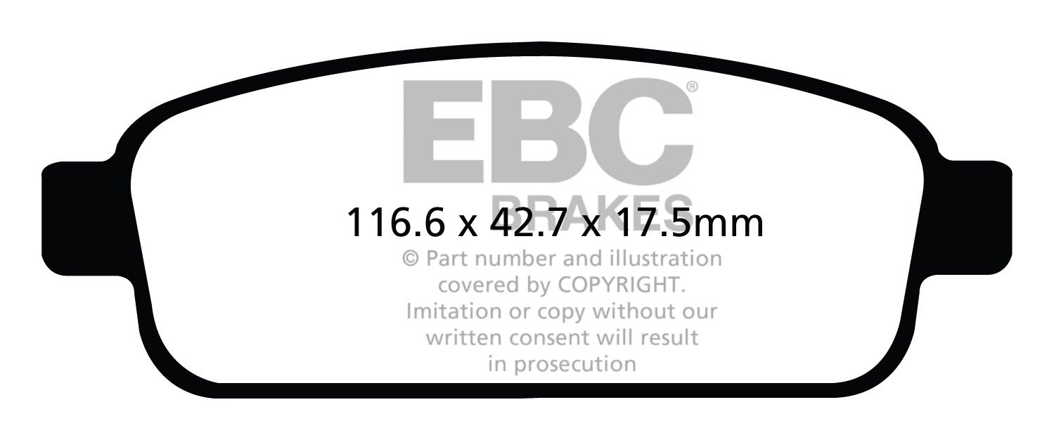 EBC Brakes VAUXHALL (OPEL) Astra 1.4 (100) 2009-.. Remblokken ac