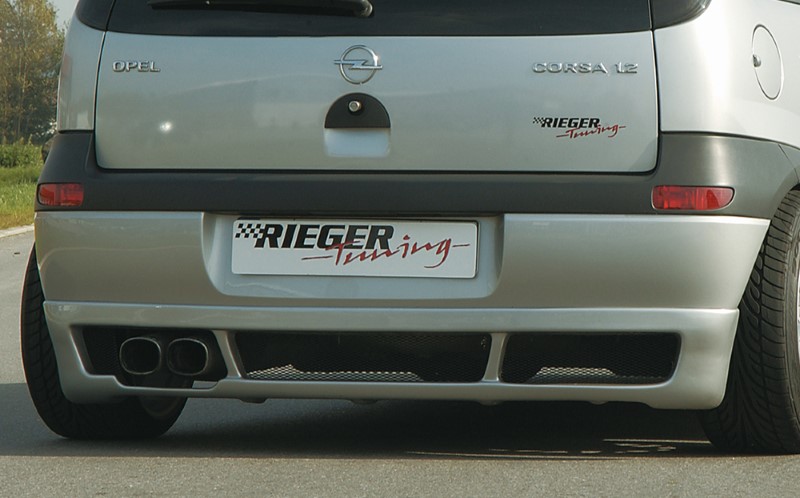 Achterbumper Diffuser  Opel Corsa C -05.03 Rieger