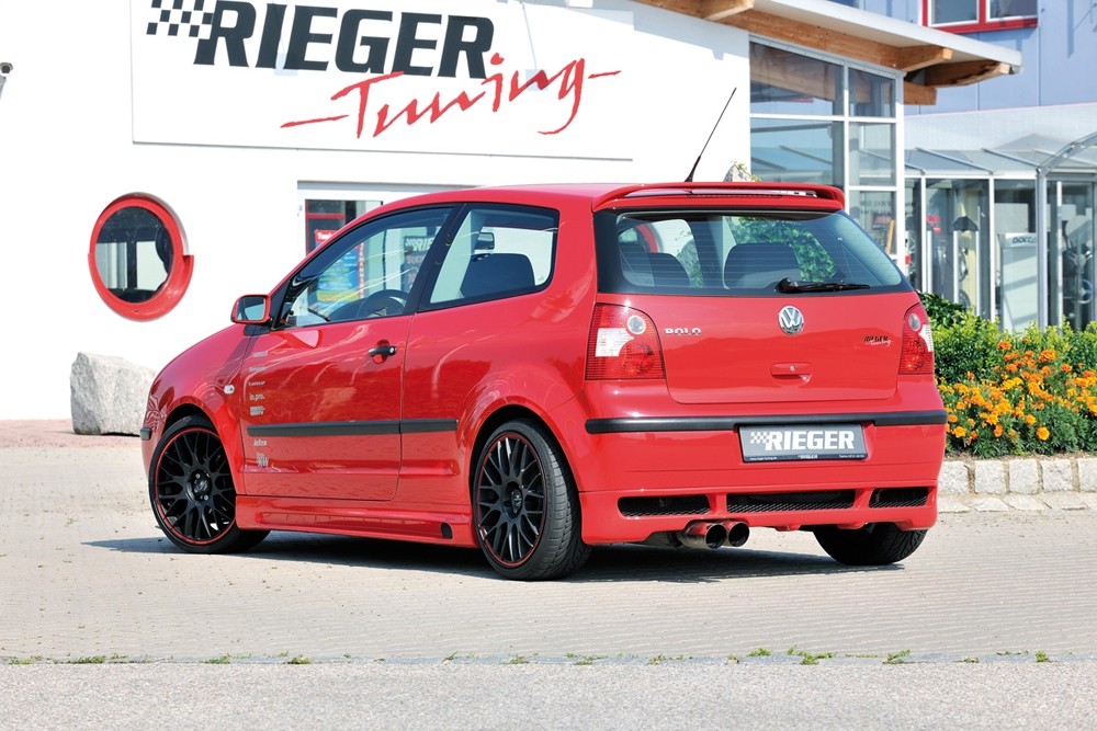 Achterbumper Diffuser passend voor VW Polo 9N Rieger