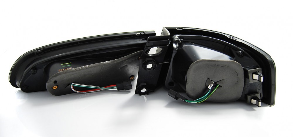 Achterlichten Seat Ibiza 02-08 LED Tube Zwart/Smoke