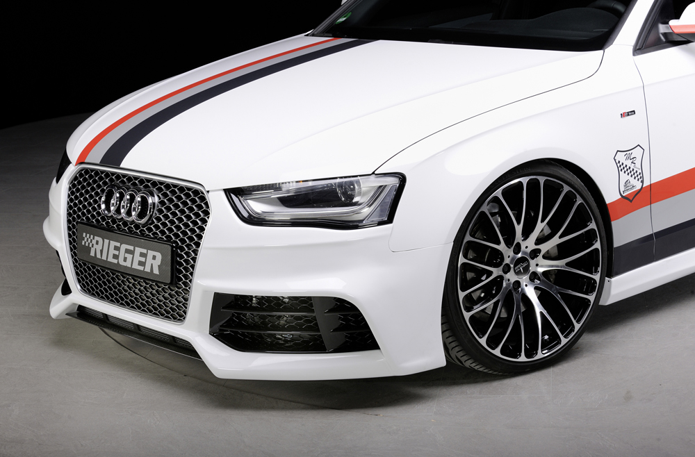 Voorbumper Grill passend voor Audi A4/S4/RS4 RS4 Rieger 2012