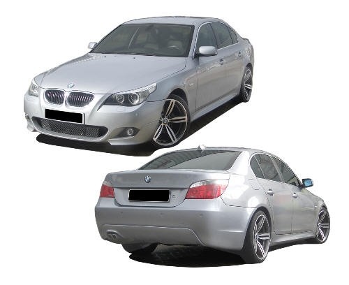 Achterbumper passend voor BMW 5-Serie E60 7/03- M5-Look PDC