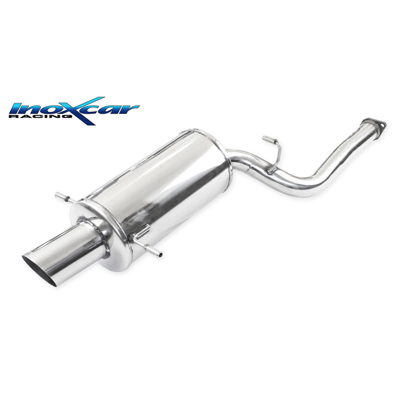 100% RVS Sportuitlaat  Subaru Impreza 4WD 2.5 WRX Turbo 230pk 2006- 1x101mm Rally