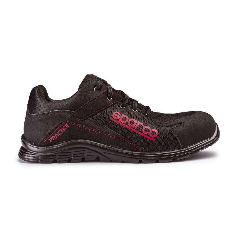 Sparco Lichtgewicht Werkschoenen Practice S1P Nigel Zwart Maat 44