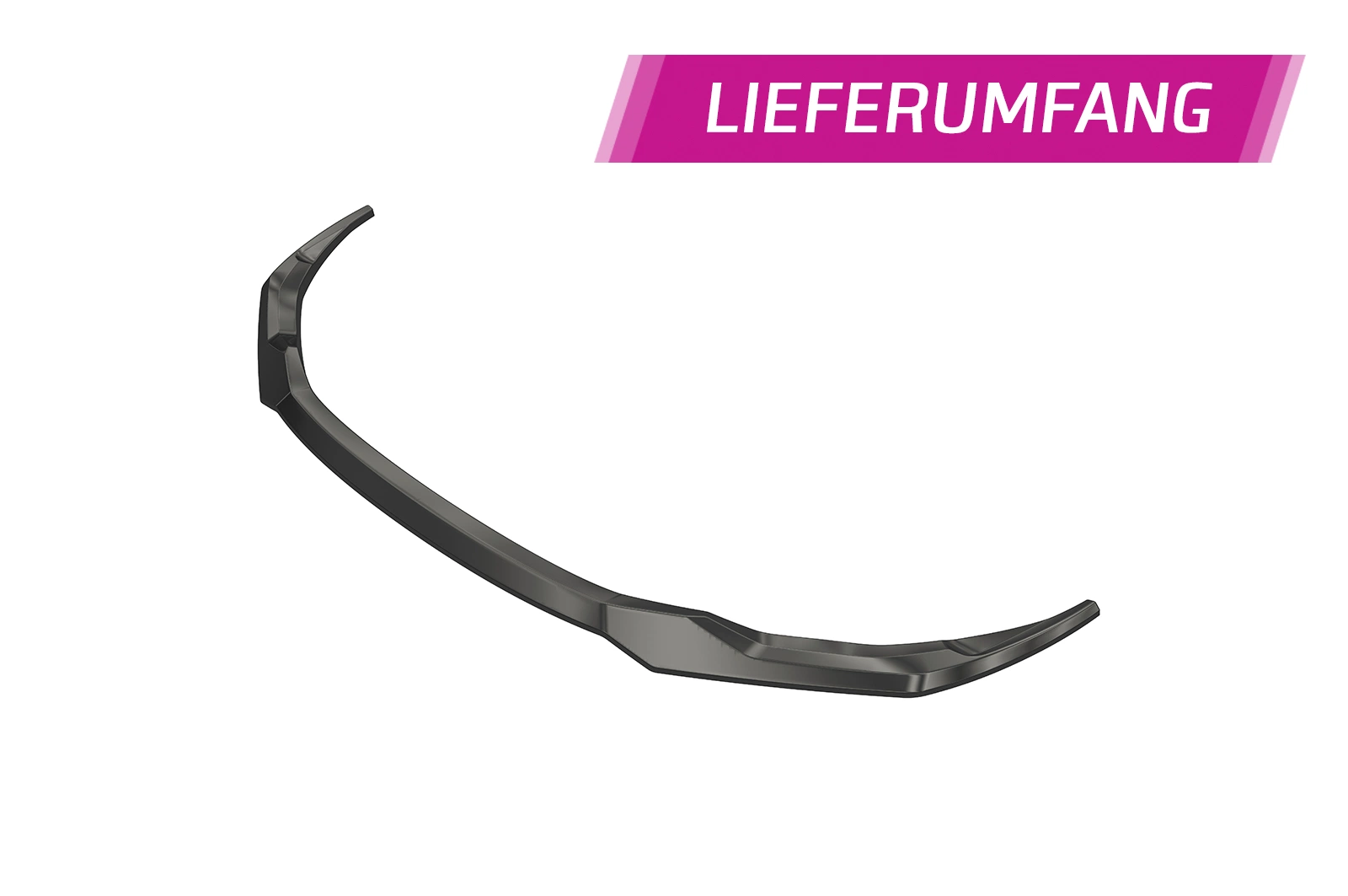 Voorspoiler passend voor Audi R8 (Typ 4S) Glans Zwart – CSR Automotive