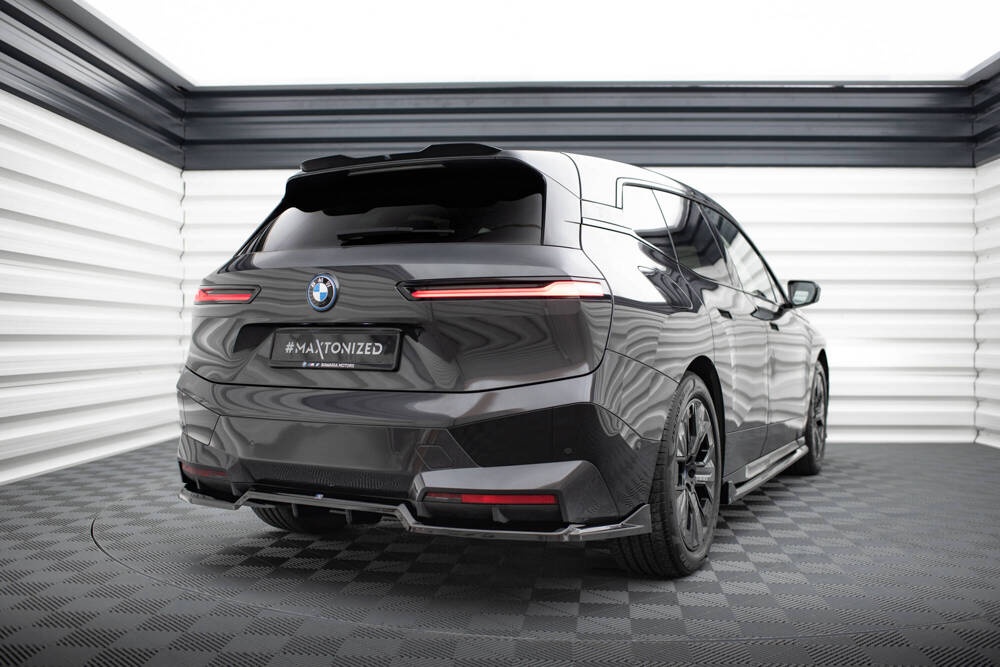 Spoiler passend voor BMW iX i20 Maxton Glans Zwart