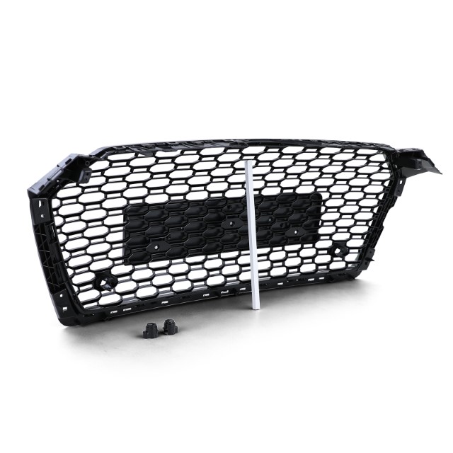 Grill passend voor Audi A5 F5 16-19 RS5 Look Glans Zwart