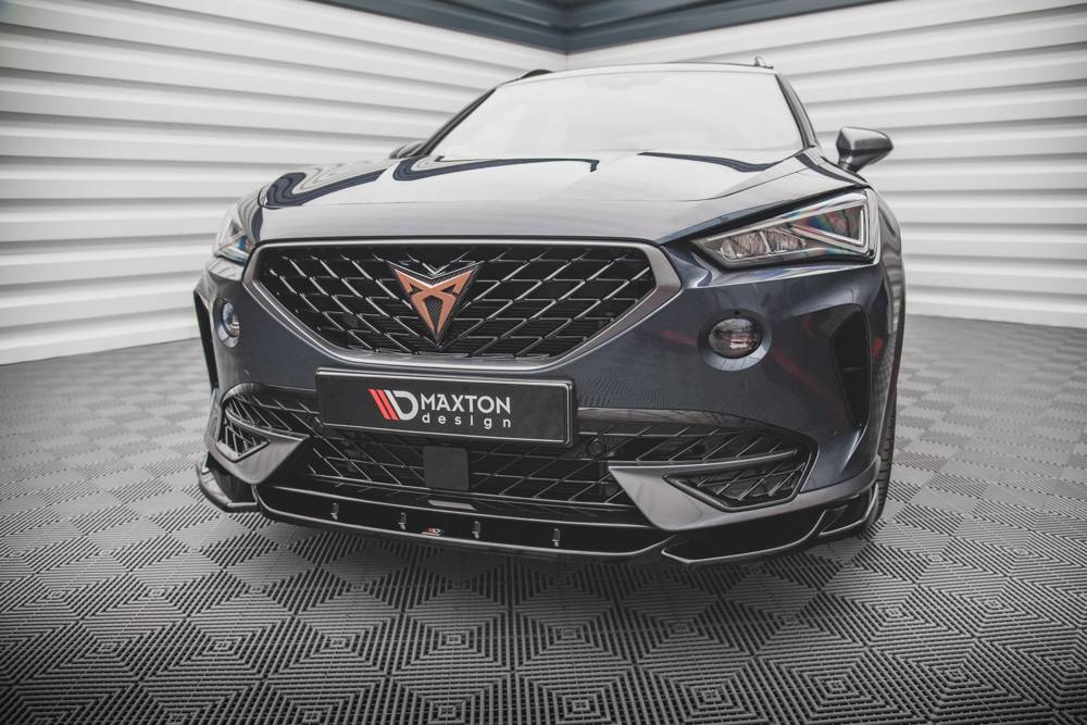 Voorspoiler V.1 Cupra Formentor Maxton Glans Zwart