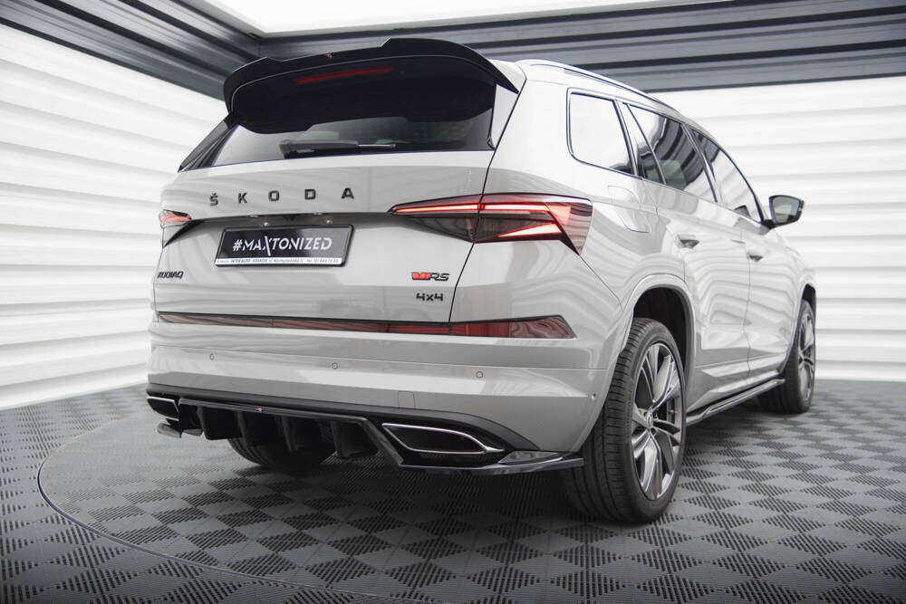 Diffuser passend voor Skoda Kodiaq RS FL Maxton Glans Zwart