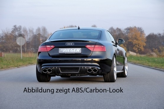 Achterbumper Diffuser passend voor Audi A5 B8/B81 07-11 S-line Rieger