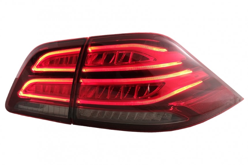 Achterlichten passend voor Mercedes M-Class W166 (2012-2015) Rood/Wit Tube