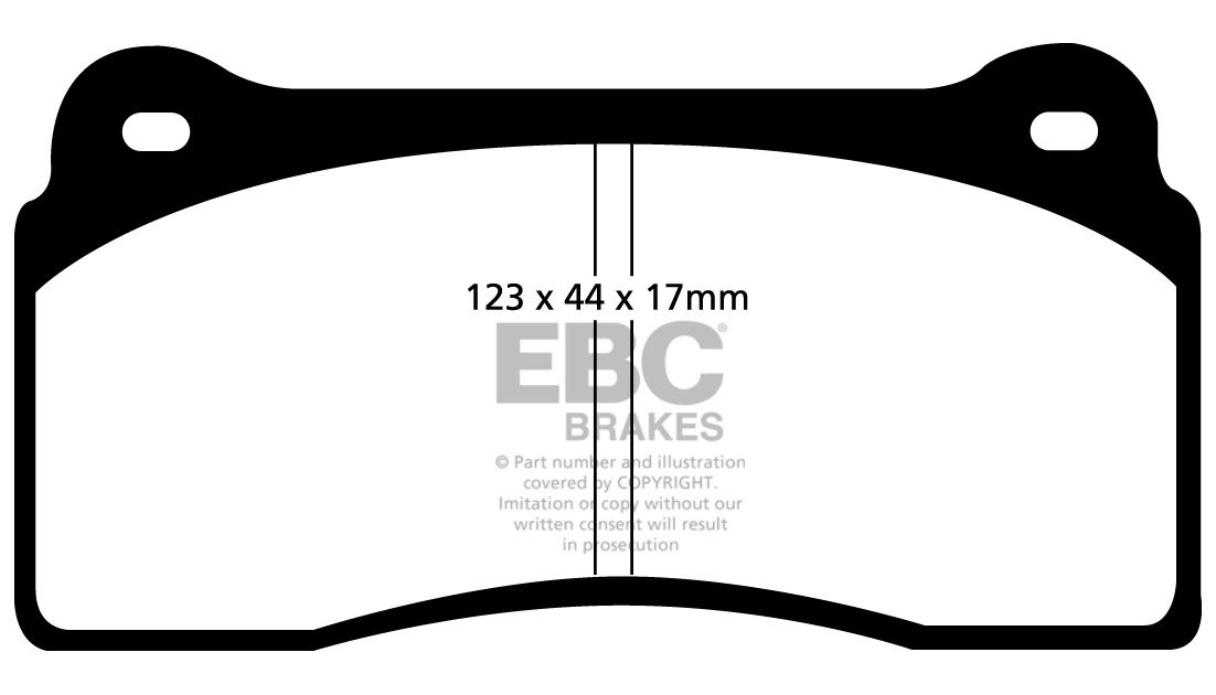 EBC Brakes ASTON MARTIN DB7 5.9 99-2003 Remblokken voorzijde yel
