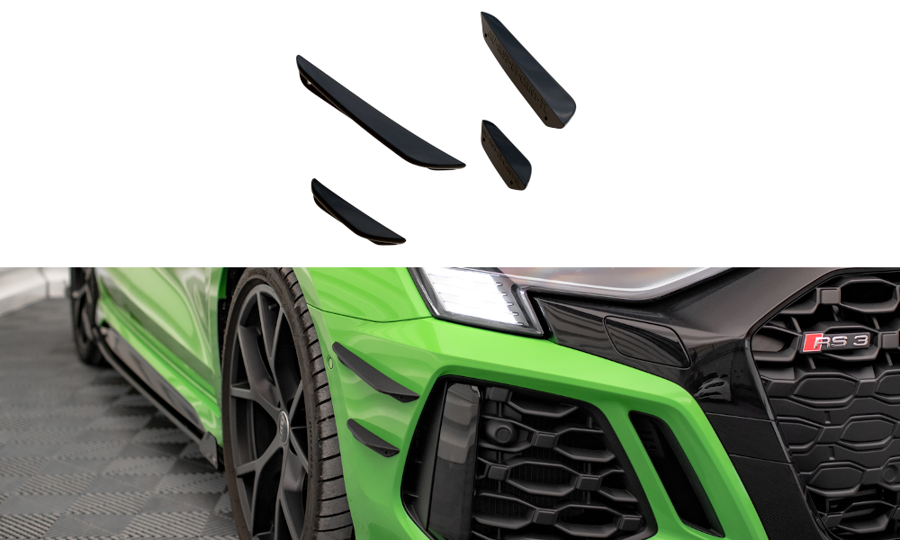 Canards Audi RS3 8Y Maxton