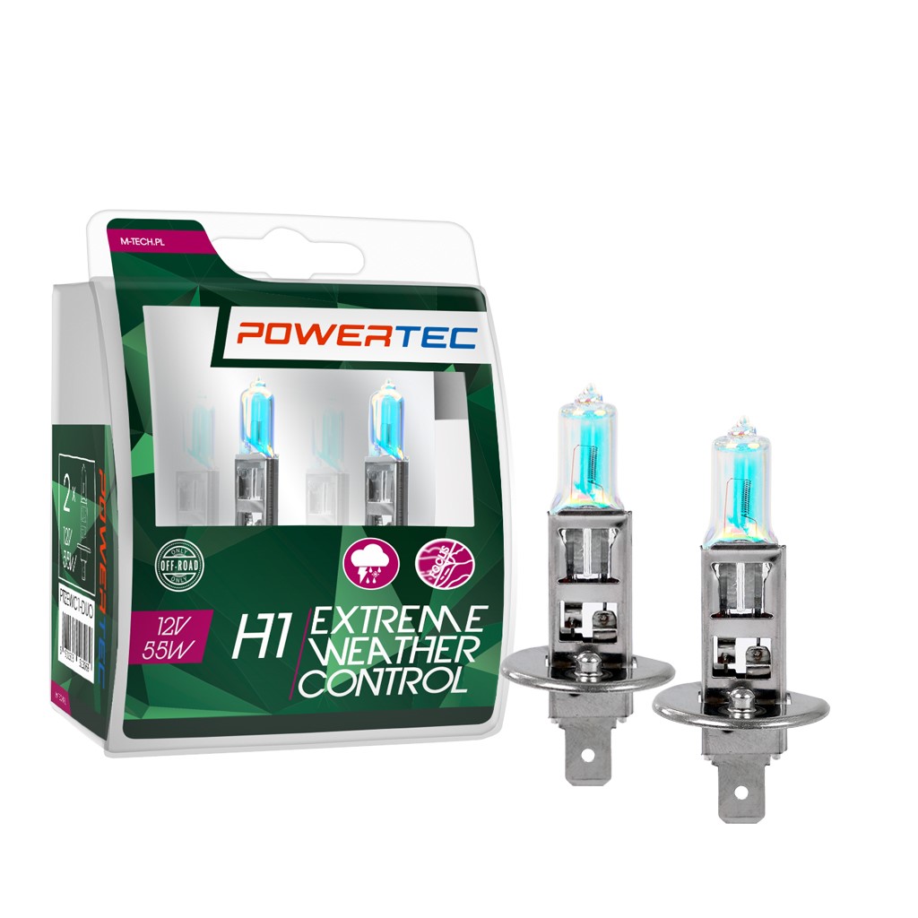 H1 Extreme Weather Control lampen 12V DUO Mtech Powertec