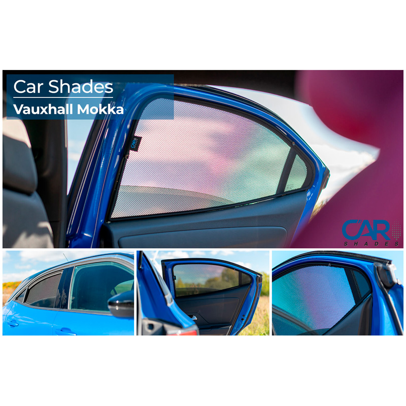 Set Car Shades (achterportieren)  Opel Mokka 5 deurs 2020- (2-delig)