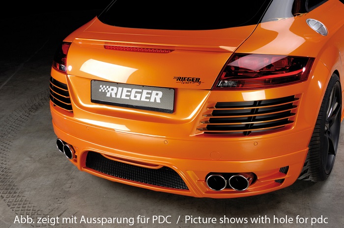 Achterbumper passend voor Audi TT 09.06- Rieger