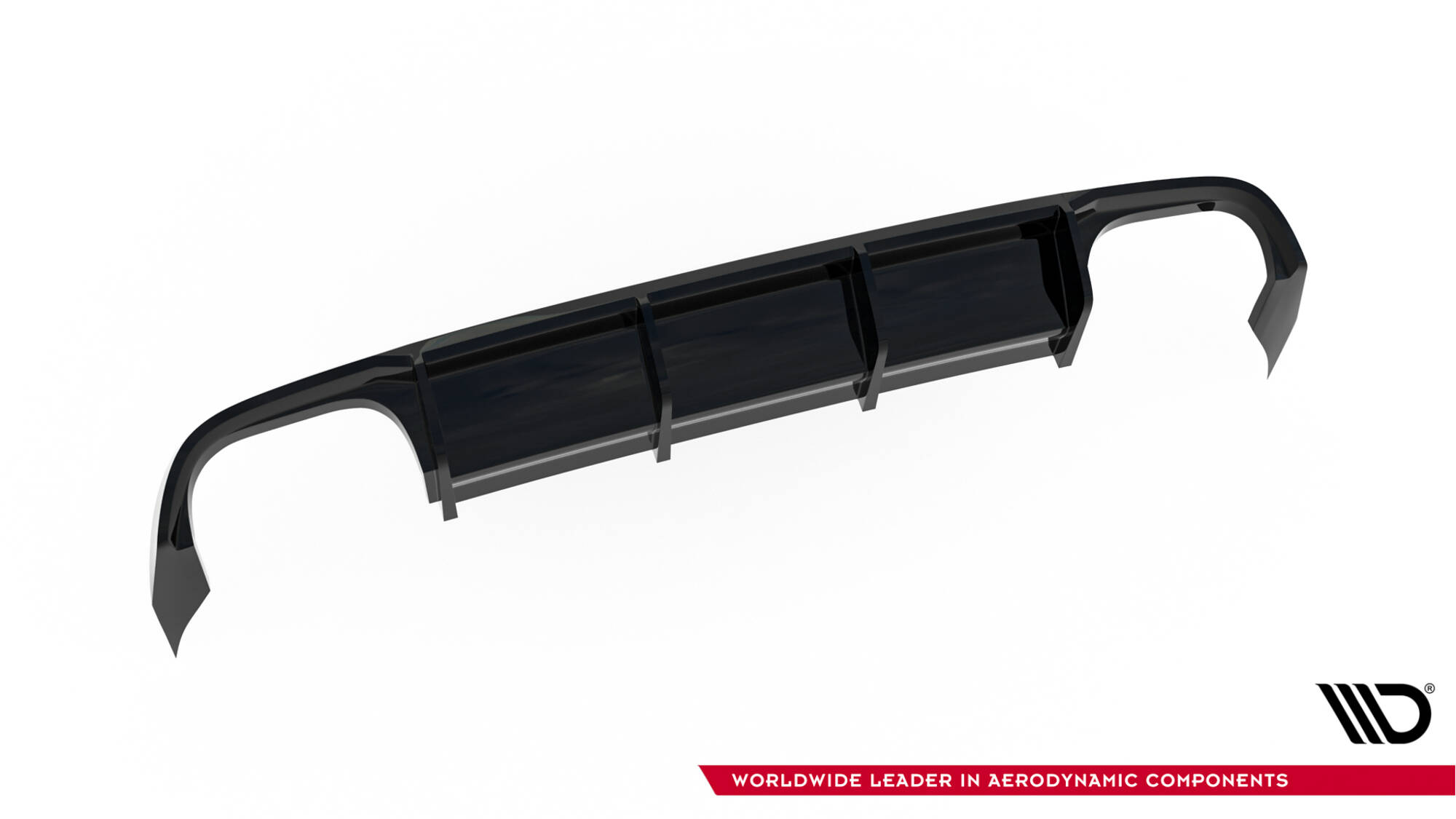 Achter Diffuser passend voor Cupra Leon ST MK1 Maxton glanzend zwart