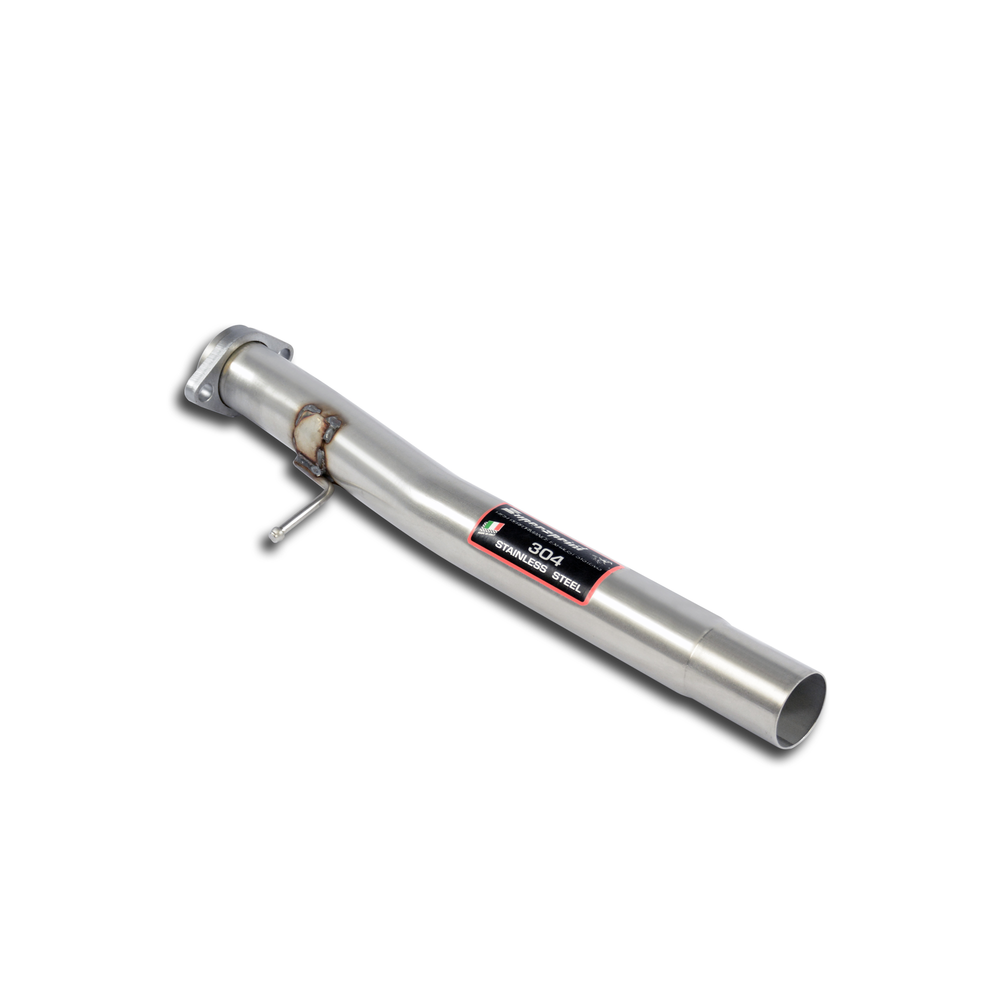 Connecting pipe for Performance sport exhaust for 500 ABARTH 1.4T Assetto Corse (190 Hp) Ø65 mm with