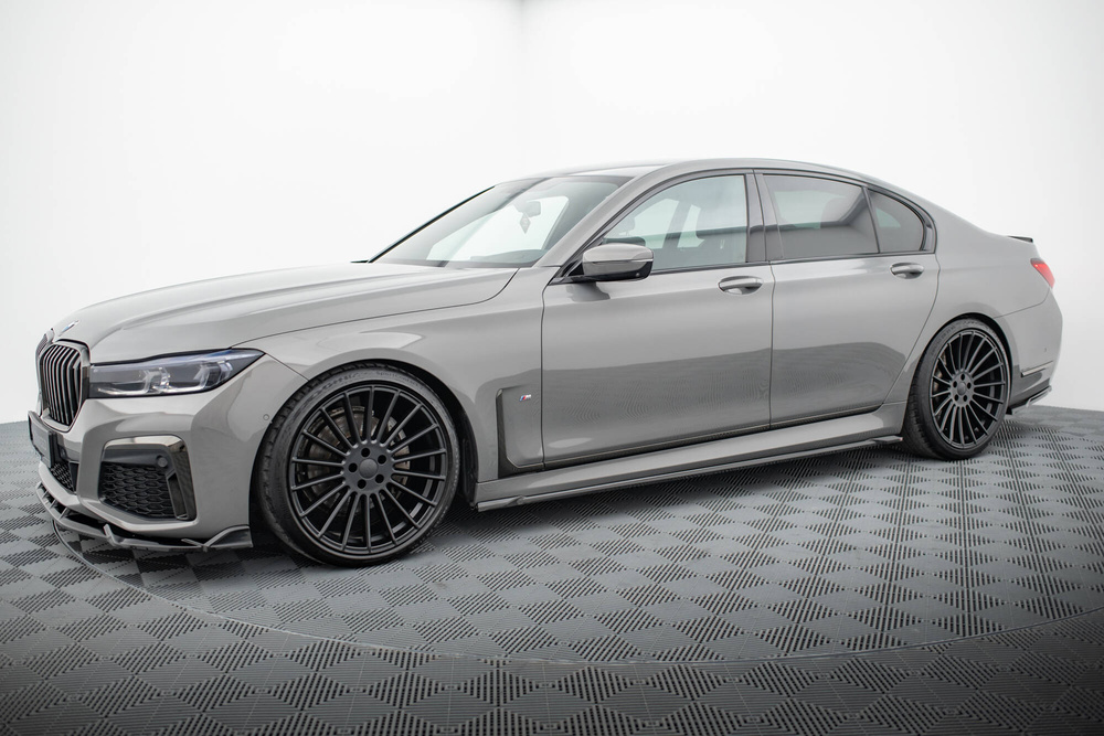 Zijskirts passend voor BMW 7-Serie G11 M-Pakket Glanzend Zwart V2