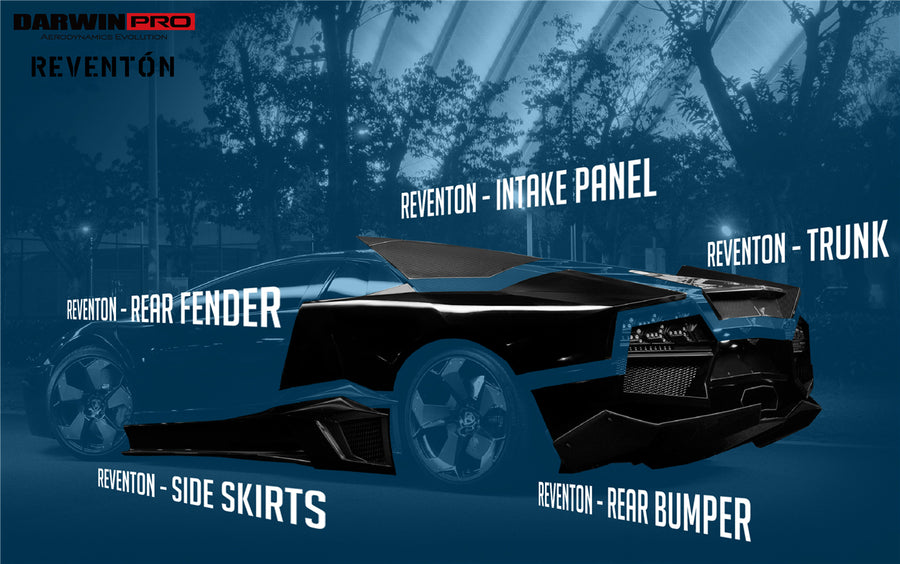 Lamborghini Murcielago Reventon Style Full Body Kit 2001-2010