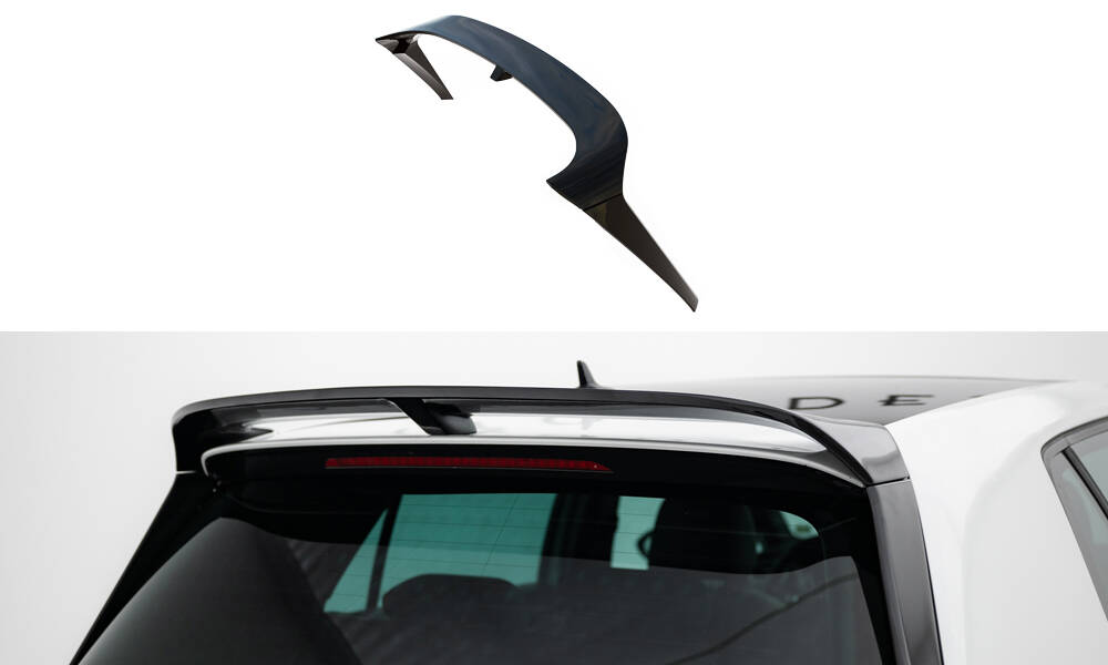 Spoiler passend voor Volkswagen Golf R / GTI / R-Line Hatchback Mk7 / Mk7 Facelift Maxton Glanzend zwart