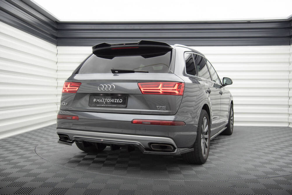 Diffuser passend voor Audi Q7 4M Maxton Glans Zwart