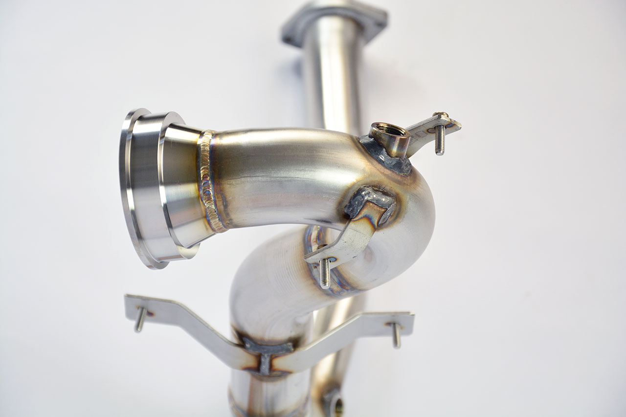 500 ABARTH 1.4T Multiair "Mod. USA" (160 Hp) "Monotubo" 2011 Turbo downpipe kit (Replaces catalytic