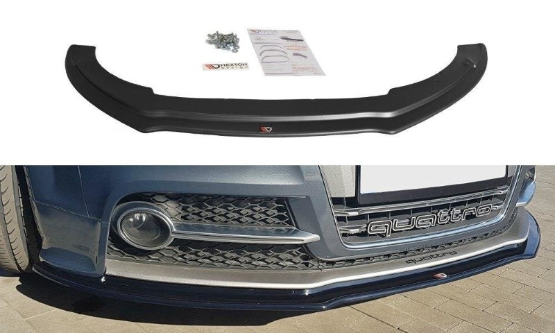 Voor Spoiler passend voor Audi TT S 8J Glanzend Zwart