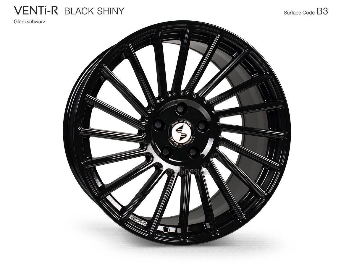 EtaBeta VENTi-R 8,5x20 5x112 ET25 Black Shiny