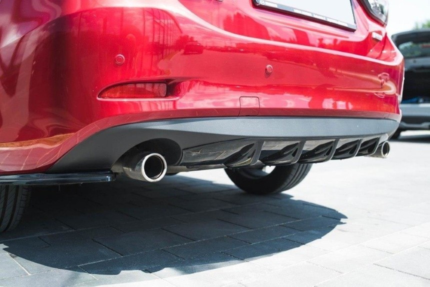 Diffuser Mazda 6 GJ Mk3 Maxton Design glans zwart