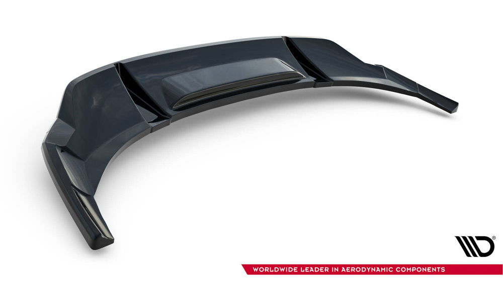 Diffuser passend voor Audi e-Tron S-Line Glans Zwart – Maxton Design (met verticale vinnen) 