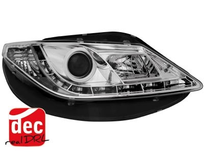 Koplampen passend voor Seat Ibiza 6J 08- Devil Eyes real DRL LED Chroom
