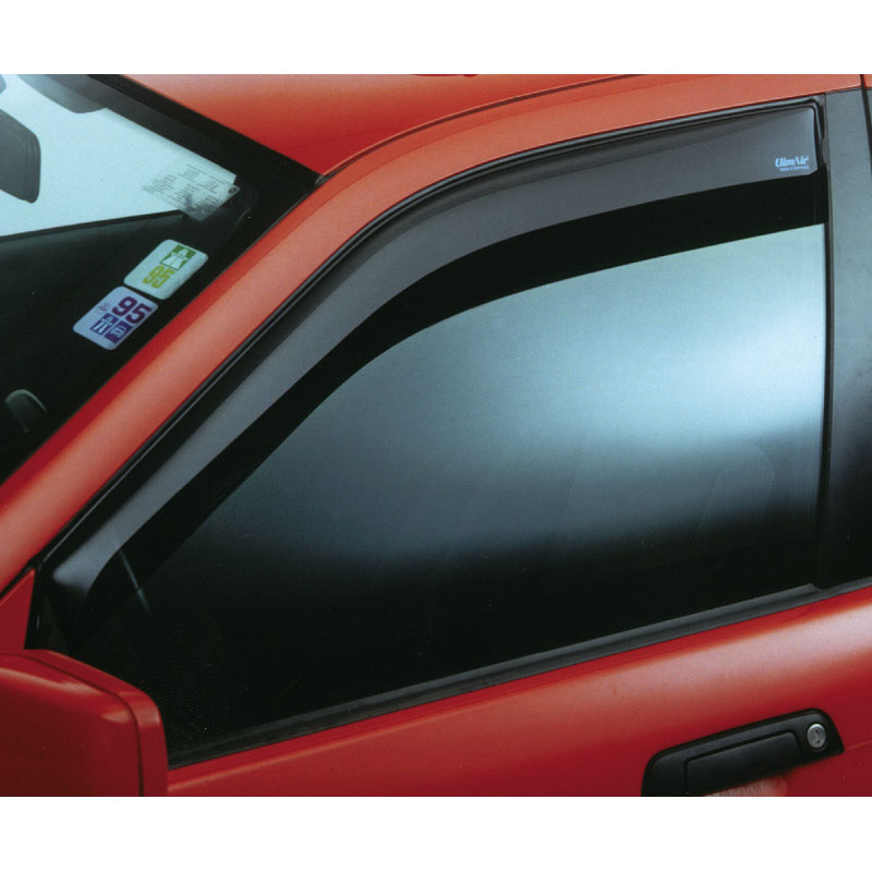 Zijwindschermen  Volkswagen Touareg 2002-2009 (chromen raamlijsten)