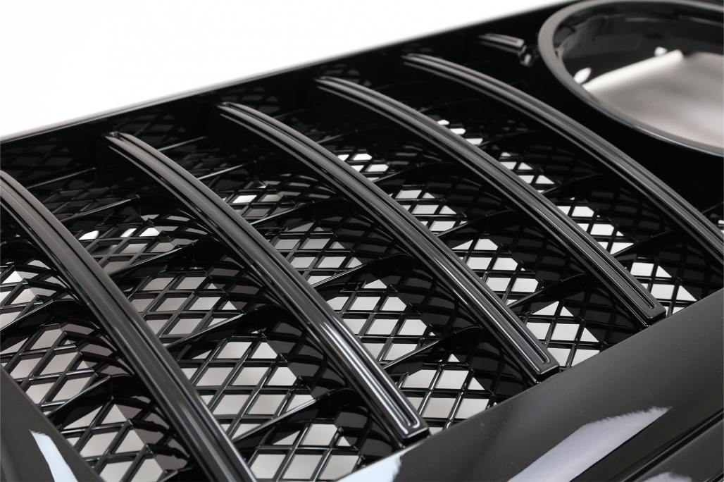 Grill passend voor Mercedes W463 G-Klasse 90-14 Glanzend Zwart