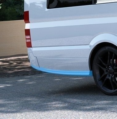 Zijskirts passend voor Mercedes Sprinter Mk2 Maxton Design glans zwart