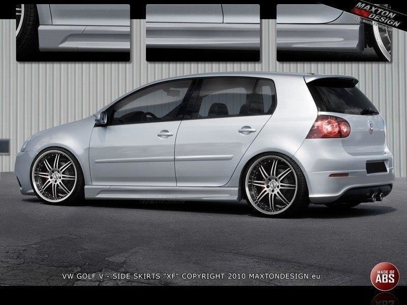 Zijskirts passend voor VW Golf 5 XR