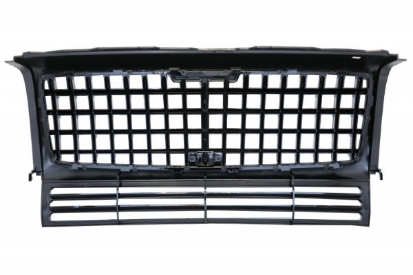 Grill passend voor Mercedes W463 G-Klasse 90-14 GT-R Panamericana Design Piano Zwart/Chroom