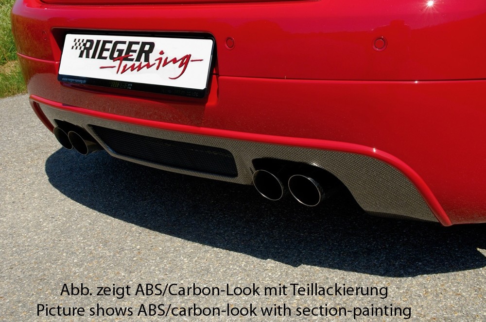 Diffuser passend voor VW Golf V GT/GTI Rieger Carbon Look