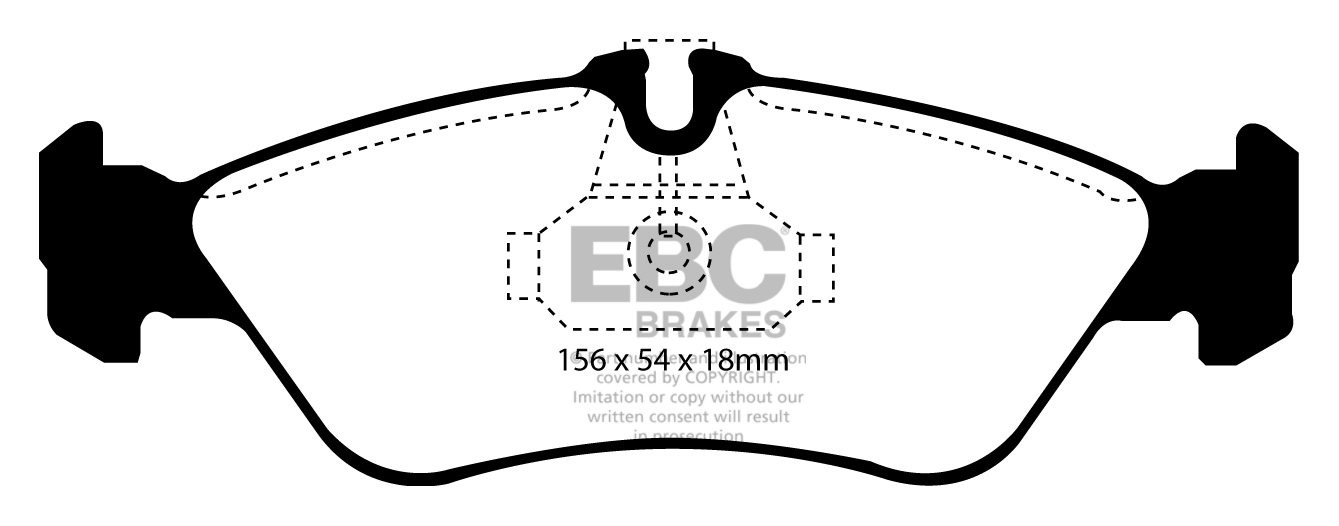 EBC Brakes MERCEDES BEDRIJFSWAGEN Sprinter 412D 2.9 TD 95-2000 R