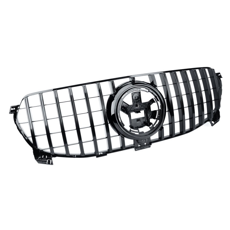 Grill passend voor Mercedes GLE W167 19-23 GT Look Glans Zwart