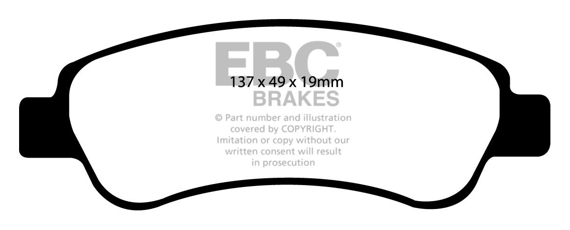 EBC Brakes ALFA ROMEO Alfa 75 1.8 Turbo 89-92 Remblokken voorzij