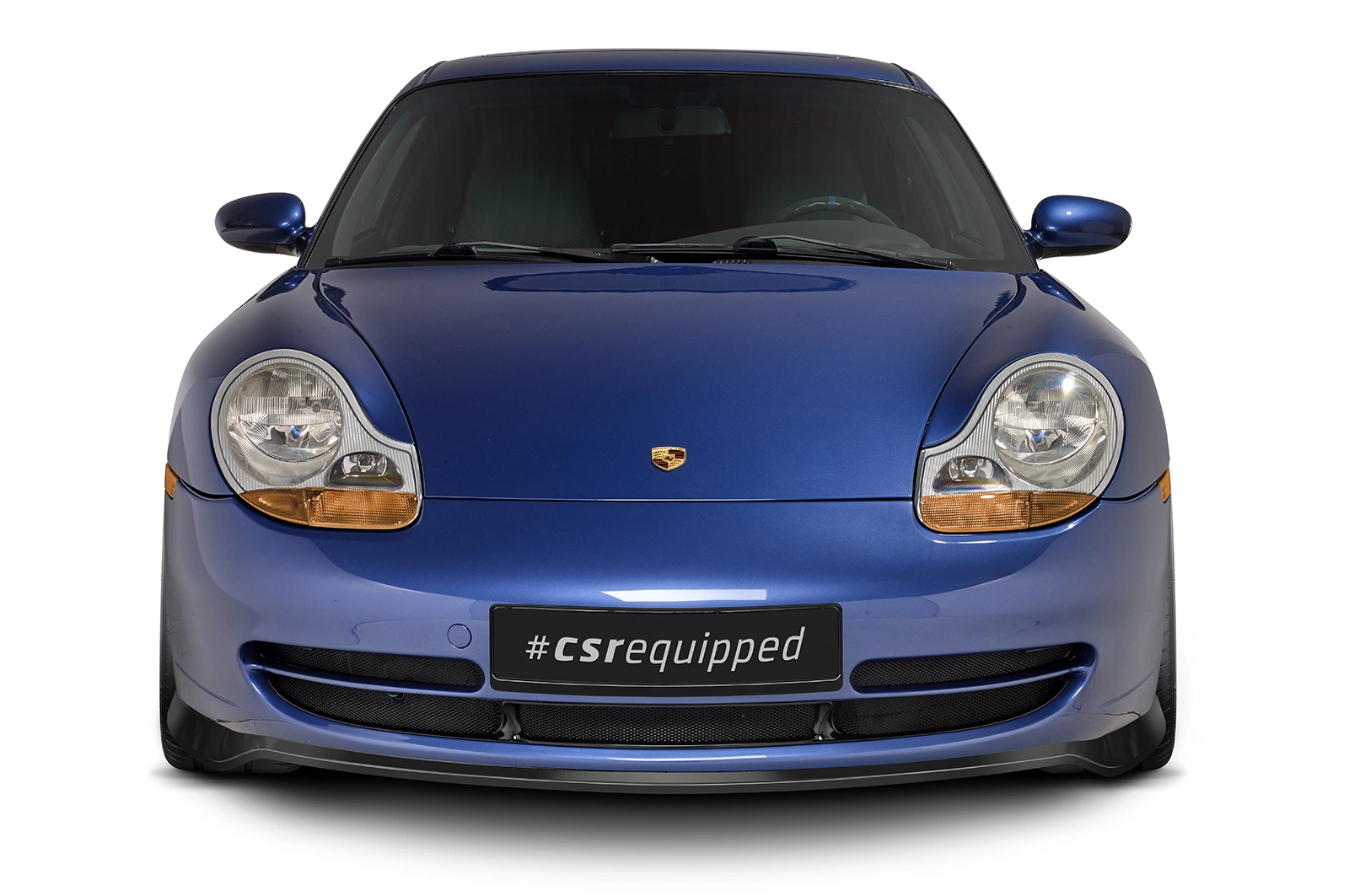 Voorspoiler Porsche 911/996 Glans Zwart van CSR Automotive (1997-2001 Vor Facelift)